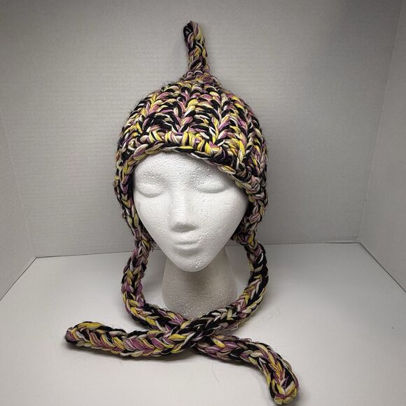 Palm Angels Multi Colored Knitted Beanie Unisex Hat Rare